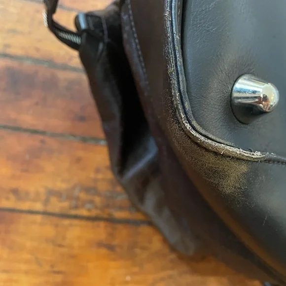 Gucci Diamante Leather Brown Weekender Travel Bag Duffle - Picture 13 of 17